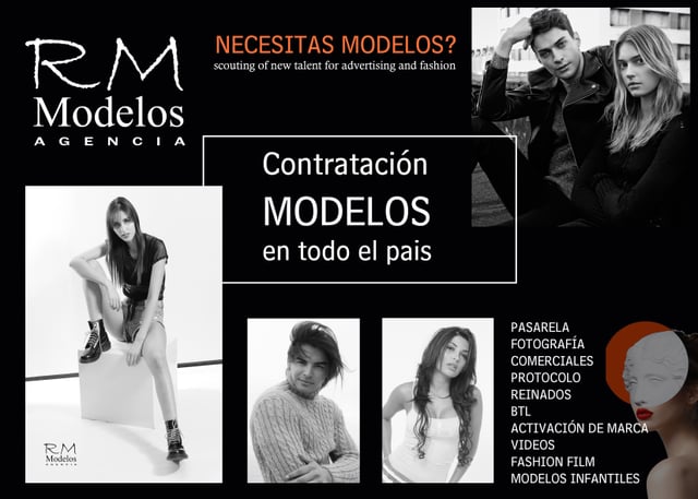 Contratación de Modelos – Agencia RM